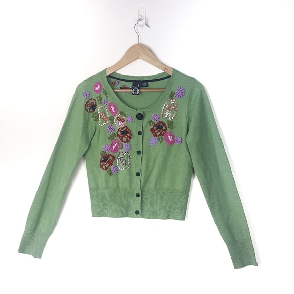 Nick and Mo Sweaters - Nick & Mo Embroidered Floral Sweater